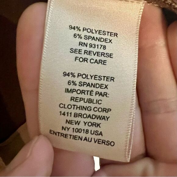 Philosophy Notch Lapel Jacket in Faux Suede size 1X tobacco color - Picture 5 of 6